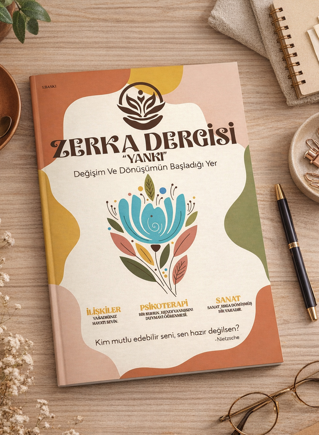 Zerka Psikoloji Dergisi Tasarımı